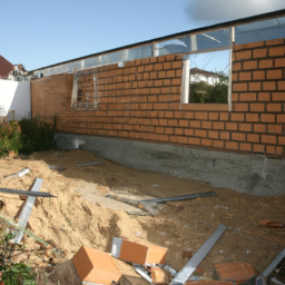 Agrandissement terrasse pour espace de jeu pour enfants L'Isle-Adam